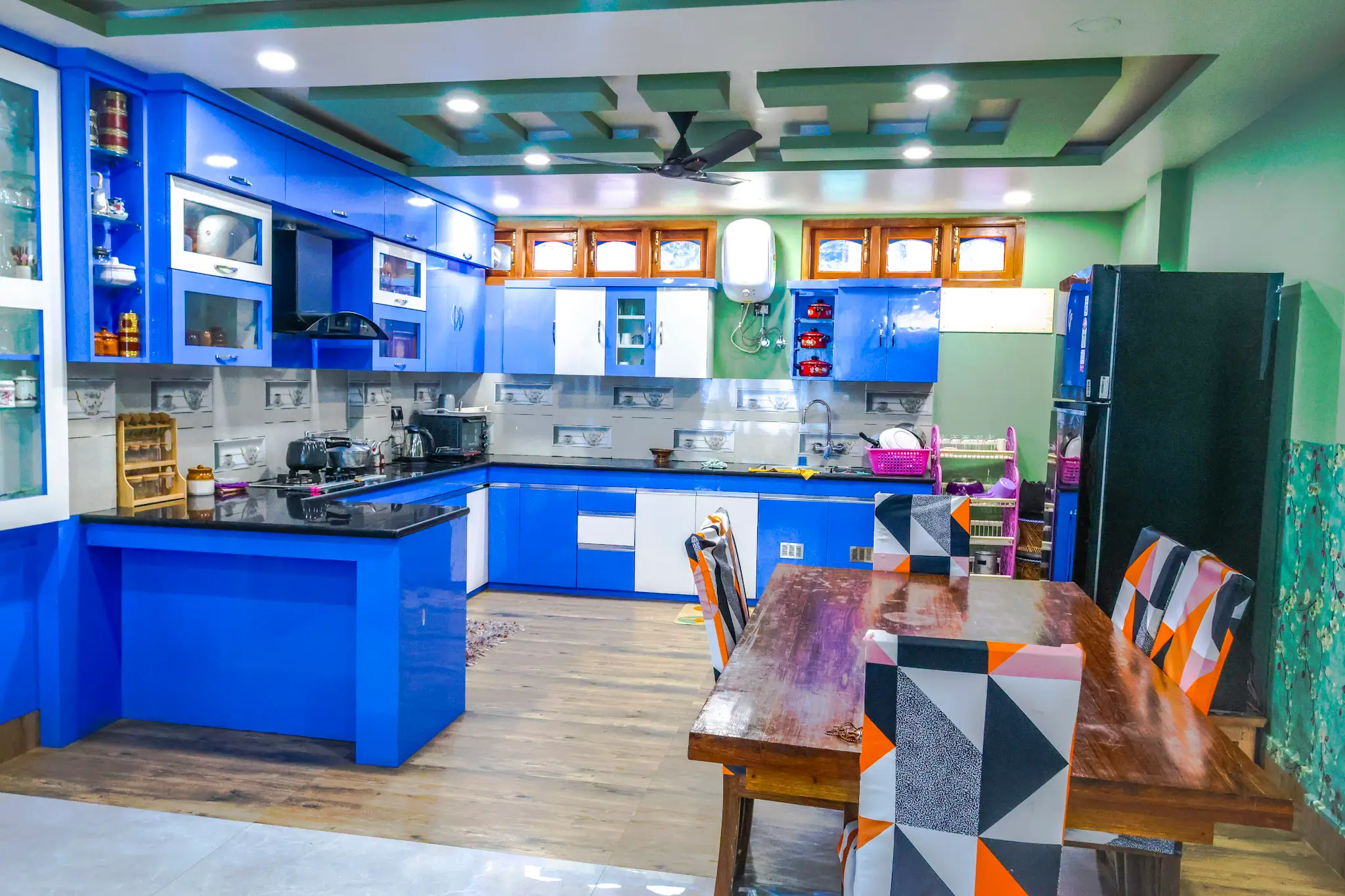 Traditional kitchen preparing authentic meals